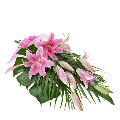 Bouquet of pink lilies for delivery in Baldivis