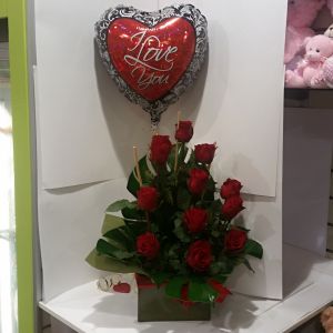 Roses and Balloon