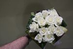 Brides Posy White Roses