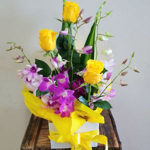 Roses and Orchids