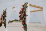 floral wedding arbor