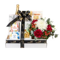 Christmas Hamper with Flowers