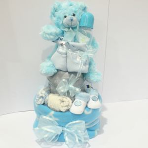 Boy Nappy Cake Large